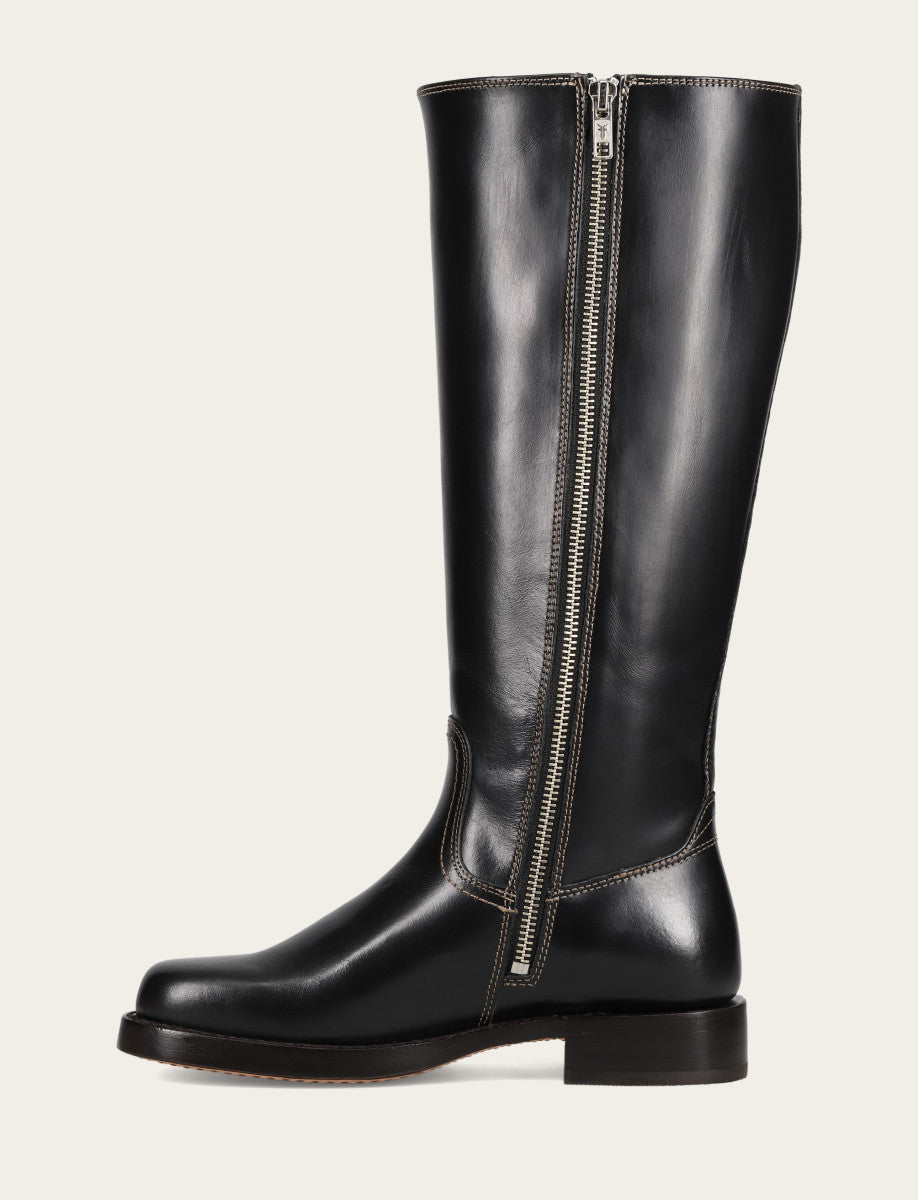 Campus Low Heel Tall Riding Wc - Black - Inside