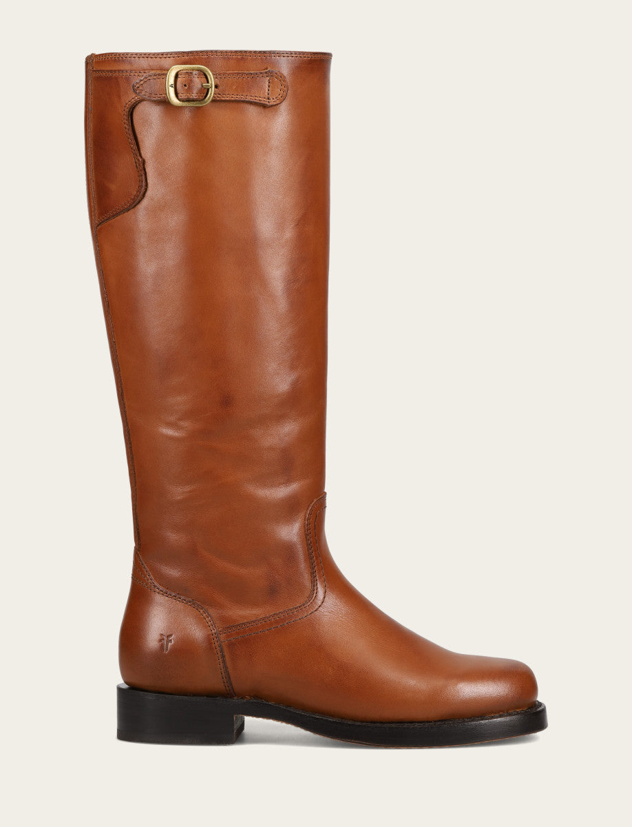 Campus Low Heel Tall Riding Wc - Cognac - Outside