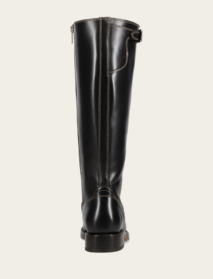 Campus Low Heel Tall Riding Wc - Black - Back