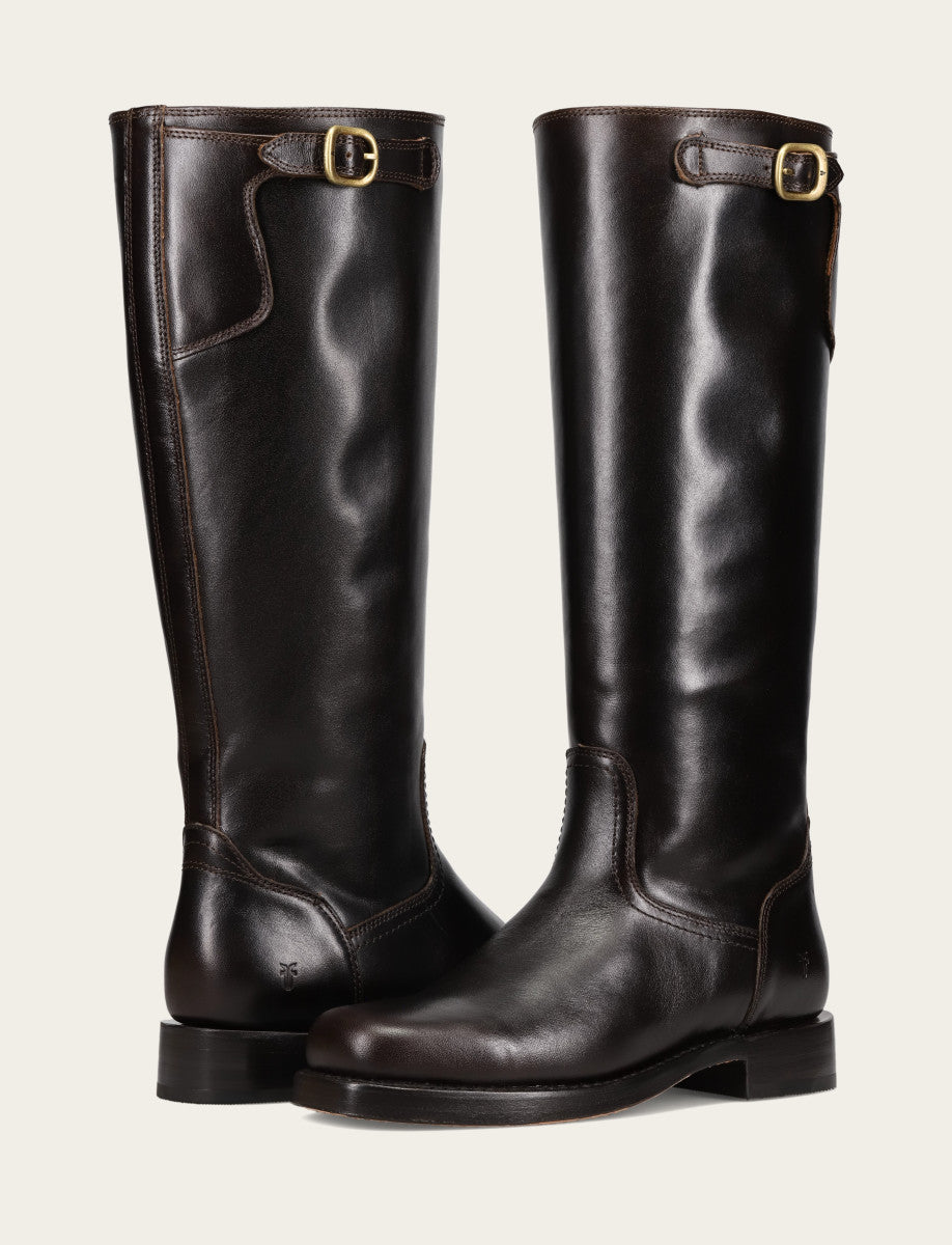 Campus Low Heel Tall Riding - Bourbon - Pair