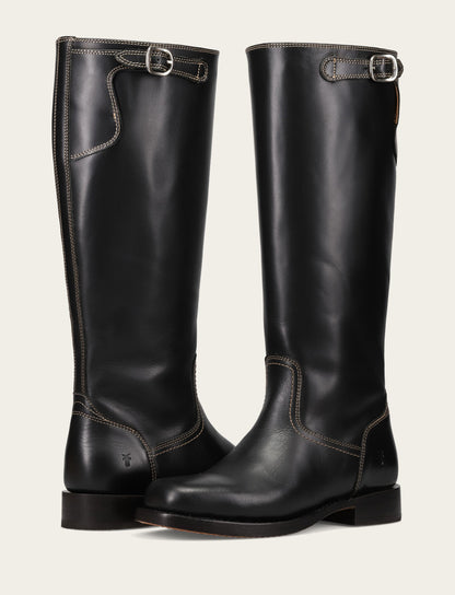 Campus Low Heel Tall Riding - Black - Pair