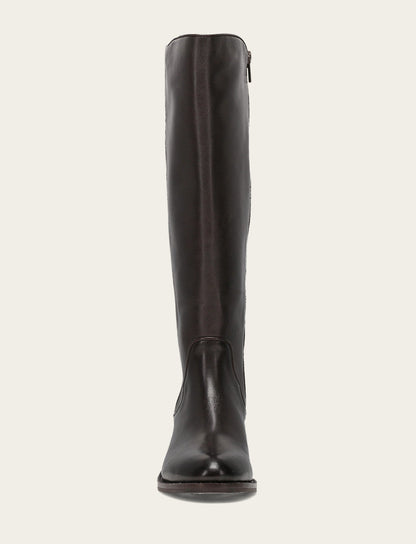 Carson 2 Piping Tall Wc - Dark Brown - Front