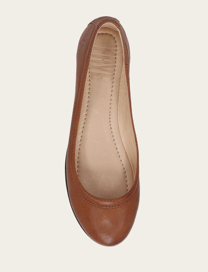 Carson Ballet - Cognac - Top Down
