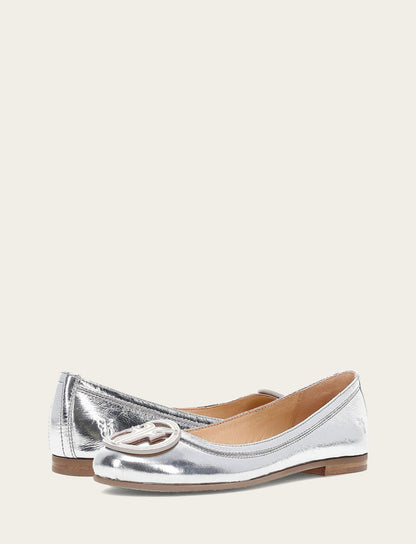 Carson Logo Ballet - Silver - Pair
