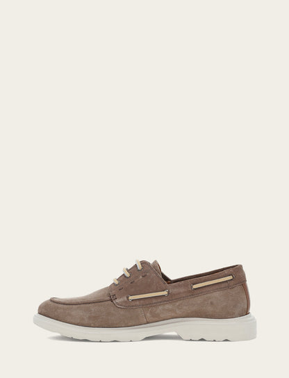 Connor Boat Shoe - Driftwood - Inside