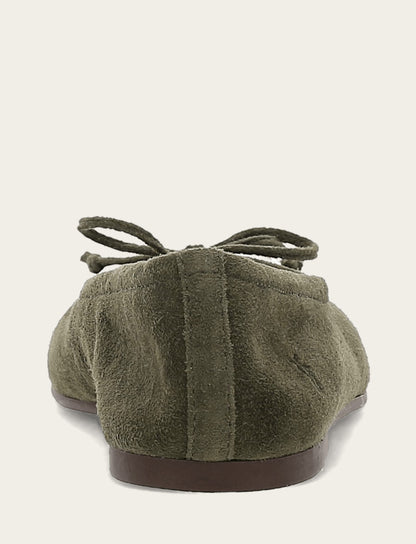 Emma Ballet - Dark Olive - Back