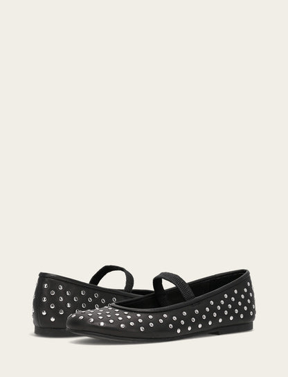 Emma Studded Mary Jane - Black - Pair