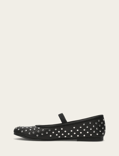 Emma Studded Mary Jane - Black - Inside