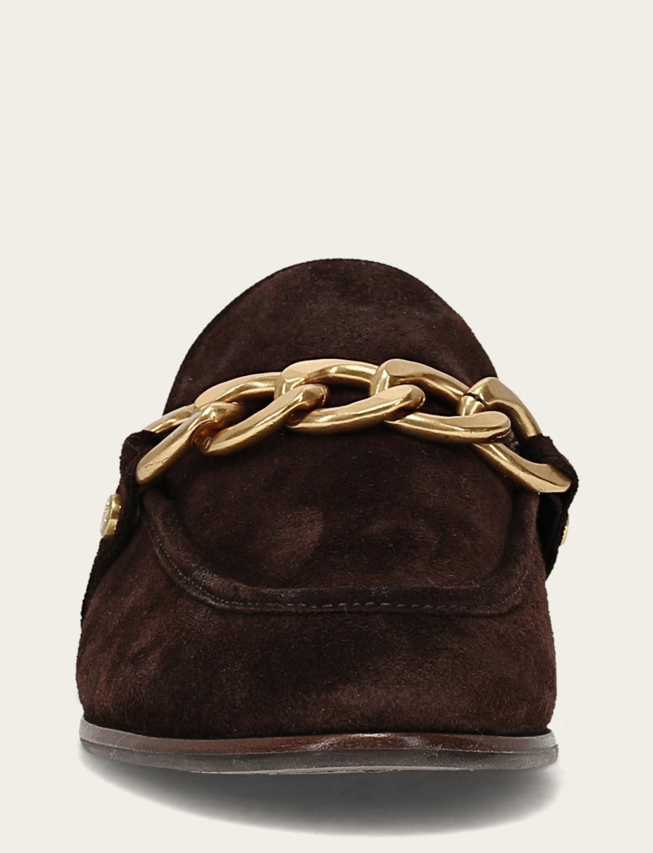 Faith Chain Mule - Chocolate - Front