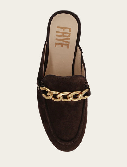 Faith Chain Mule - Chocolate - Top Down