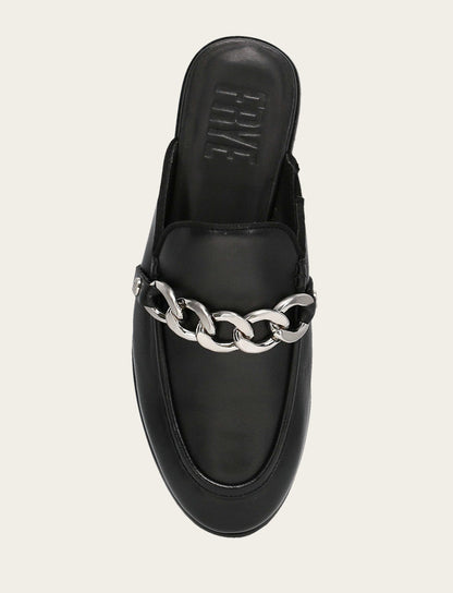 Faith Chain Mule - Black - Top Down