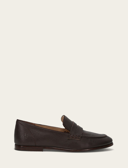 Faith Loafer - Dark Brown - Outside