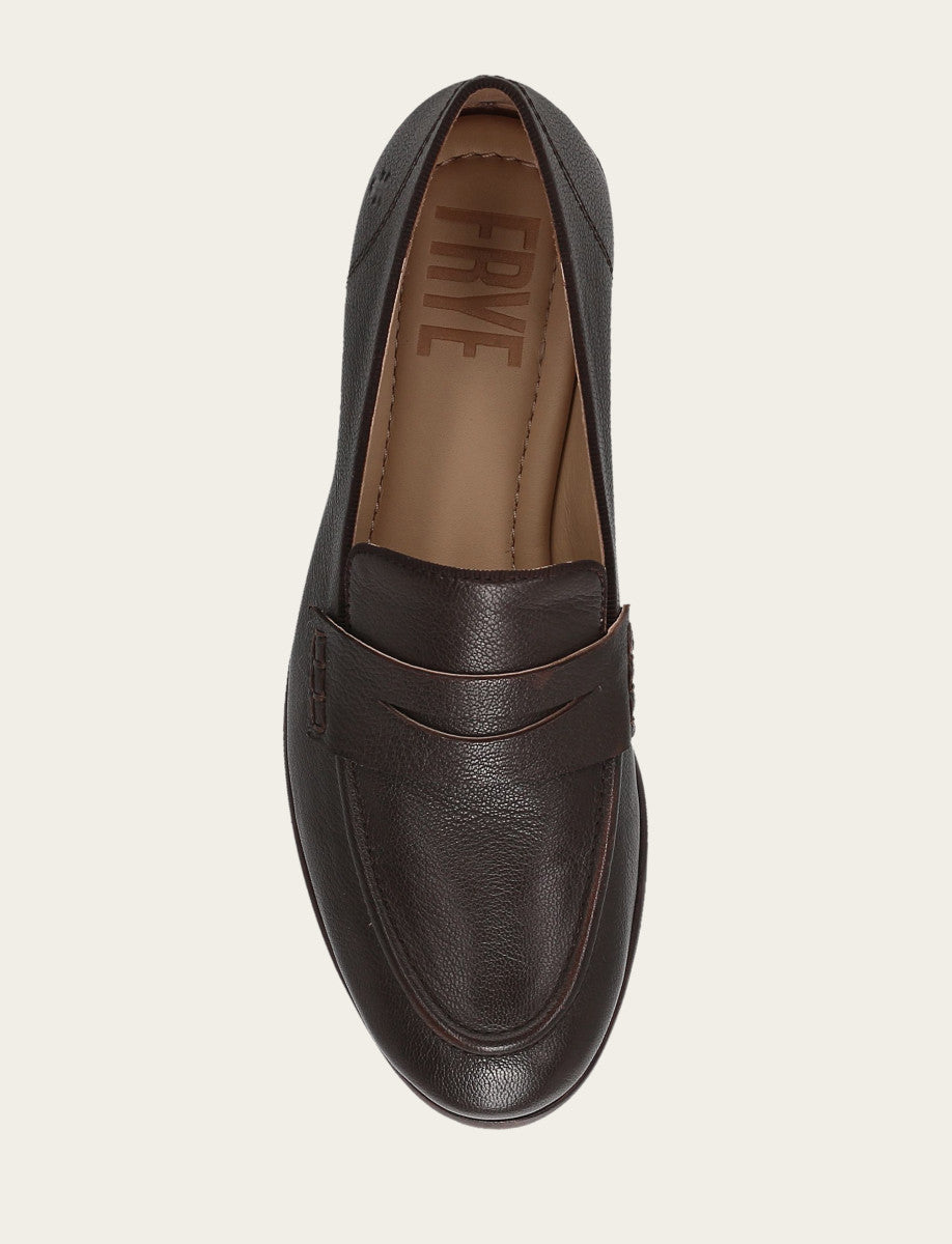 Faith Loafer - Dark Brown - Top Down