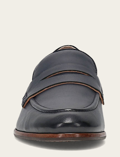 Faith Loafer - Navy - Front