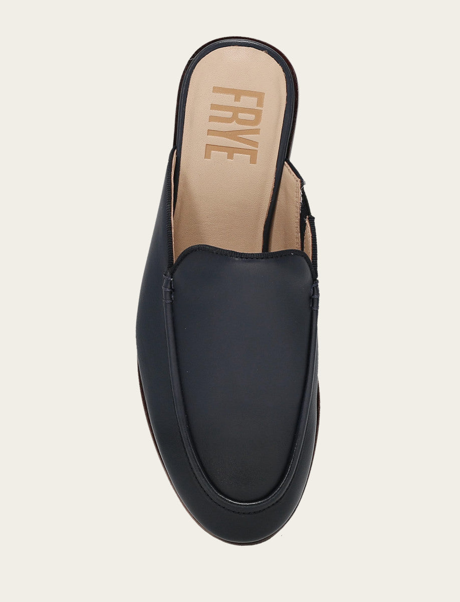 Faith Mule - Navy - Top Down