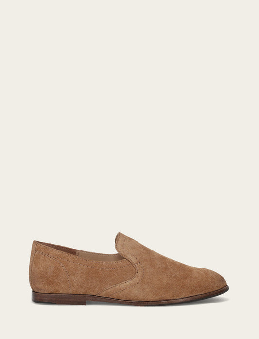 Faith Slip On - Almond - Outside