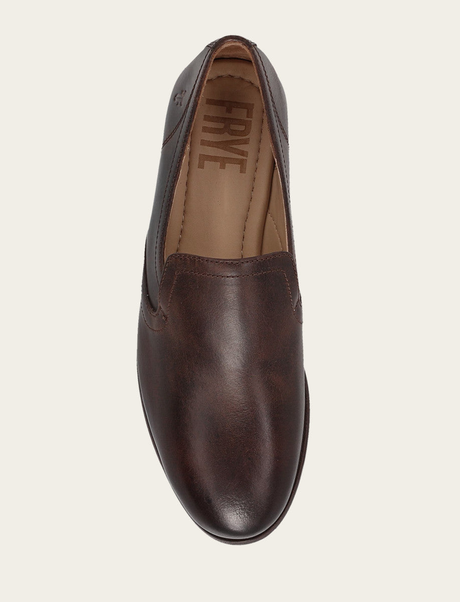 Faith Slip On - Dark Brown - Top Down