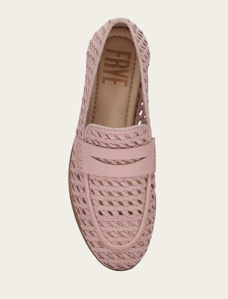 Faith Woven Loafer - Cameo Rose - Top Down