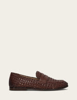 Faith Woven Loafer - Dark Brown - Outside