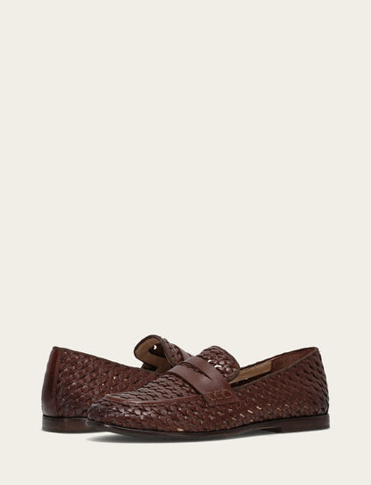 Faith Woven Loafer - Dark Brown - Pair