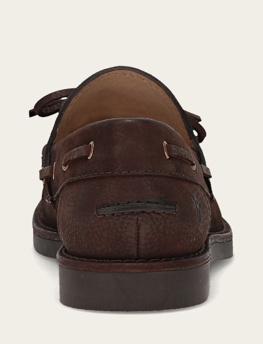 Harper One Eye Tie - Brown - Back