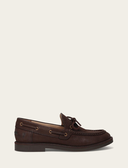 Harper One Eye Tie - Brown - Outside