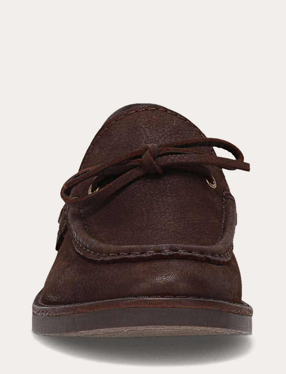 Harper One Eye Tie - Brown - Front