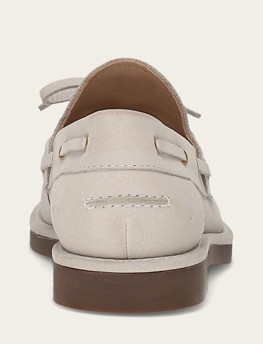 Harper One Eye Tie - Ivory - Back