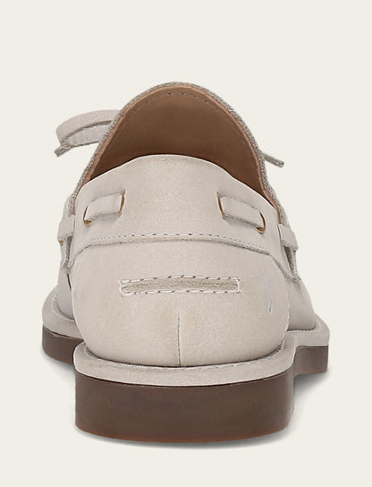 Harper One Eye Tie - Ivory - Back