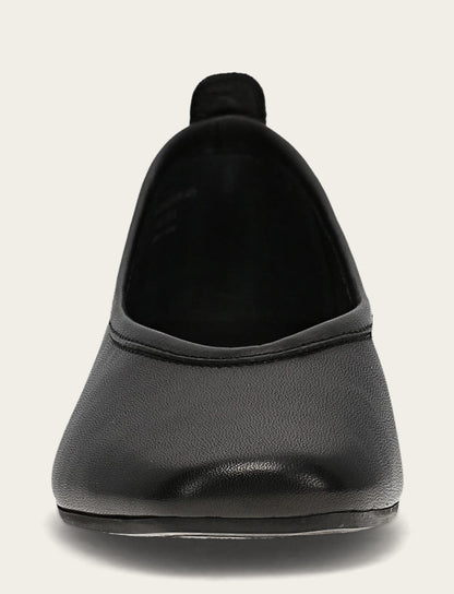 Hayley Ballet - Black - Front