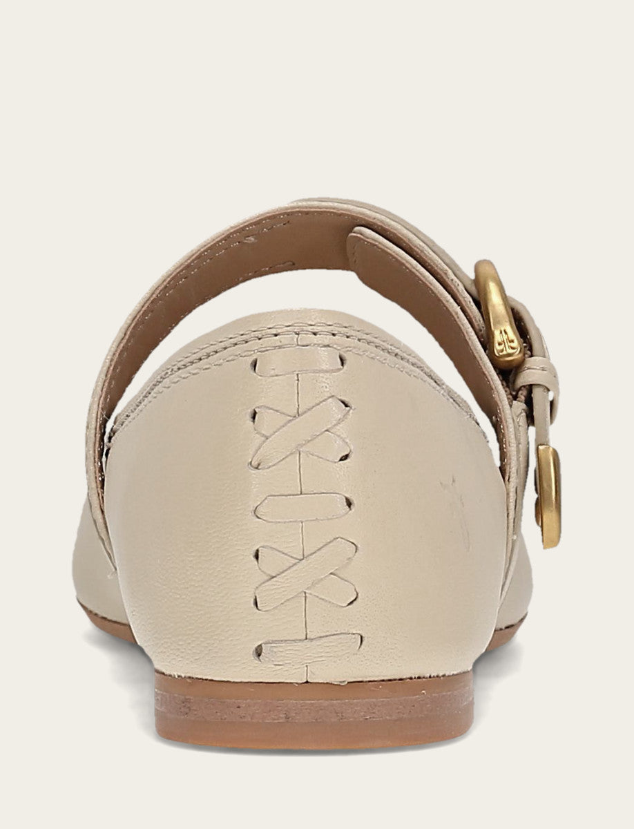 Heather Buckle Mary Jane - Lemon - Back