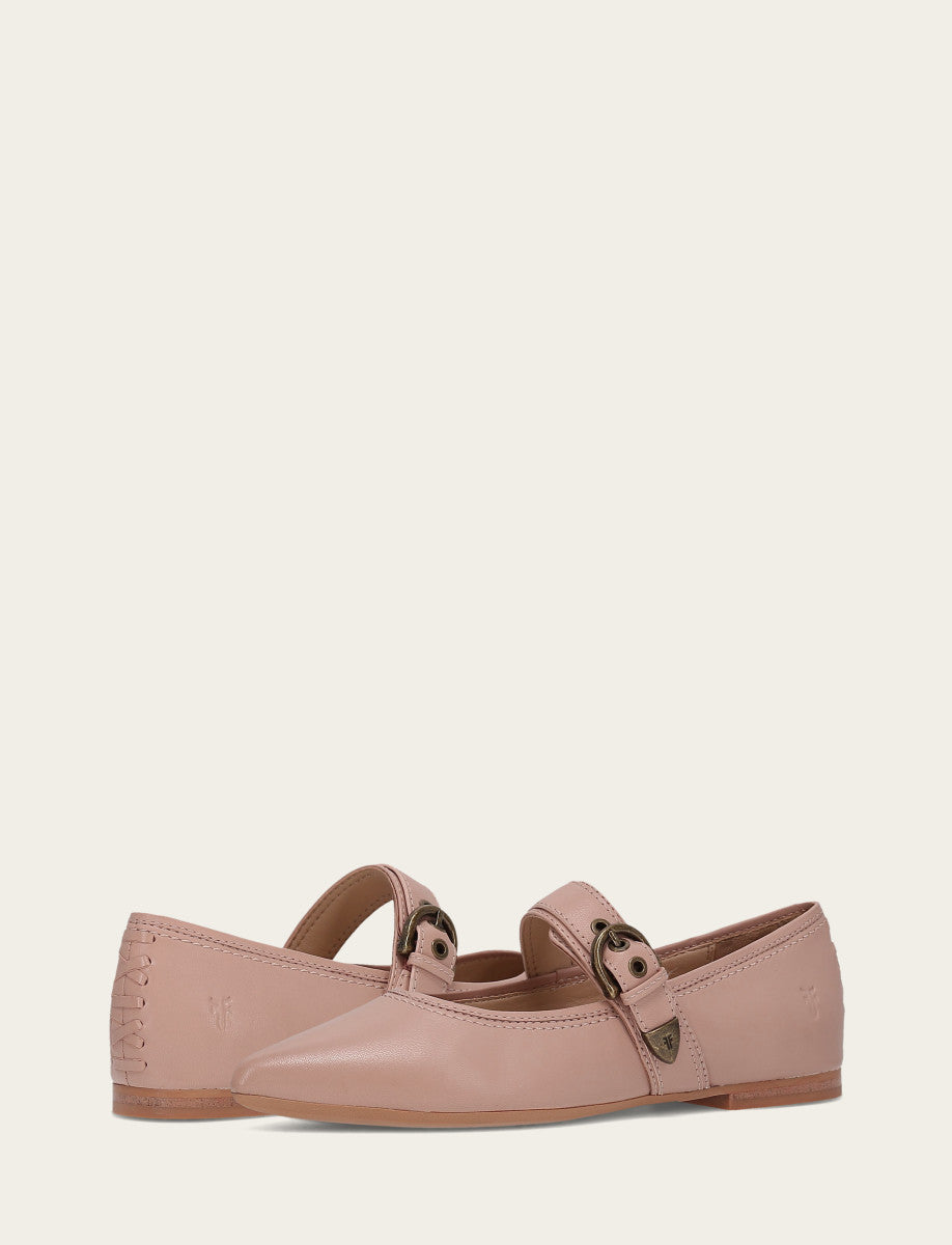 Heather Buckle Mary Jane - Rosa - Pair