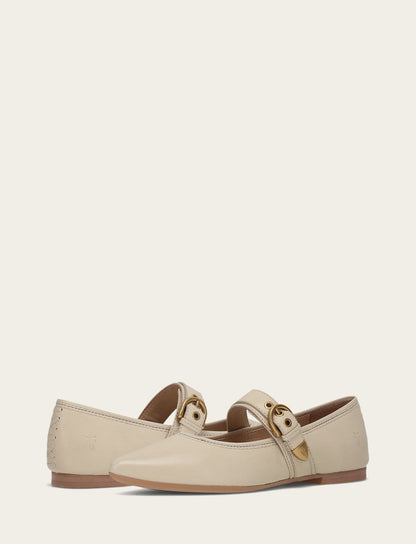 Heather Buckle Mary Jane - Lemon - Pair