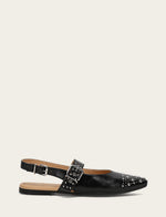 Heather Slingback Studded - Black - Outside