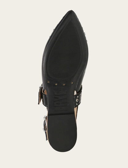Heather Slingback Studded - Black - Sole