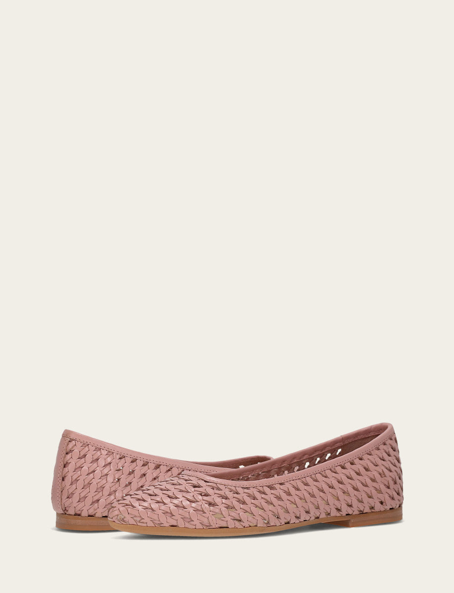 Heather Woven Ballet - Cameo Rose - Pair