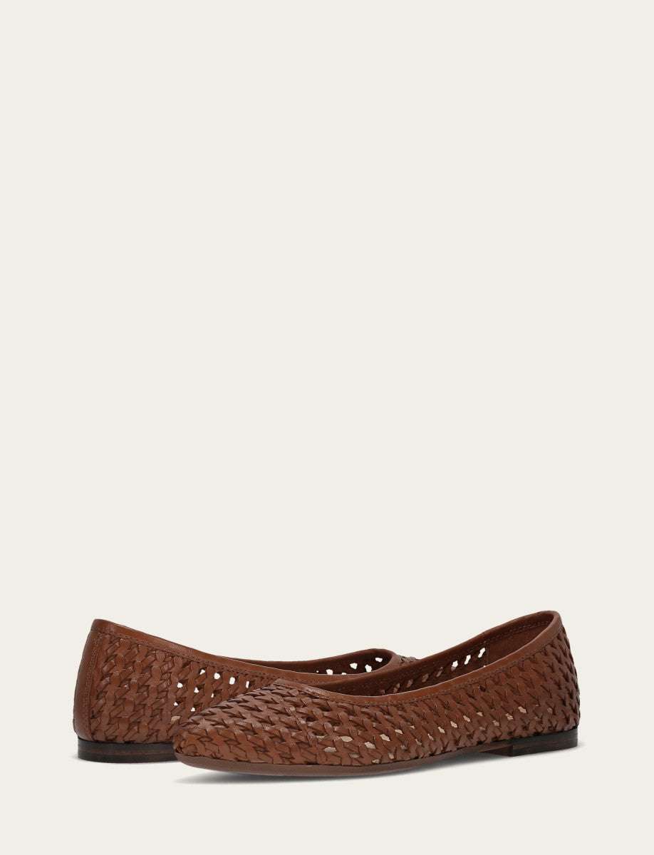 Heather Woven Ballet - Cinnamon - Pair