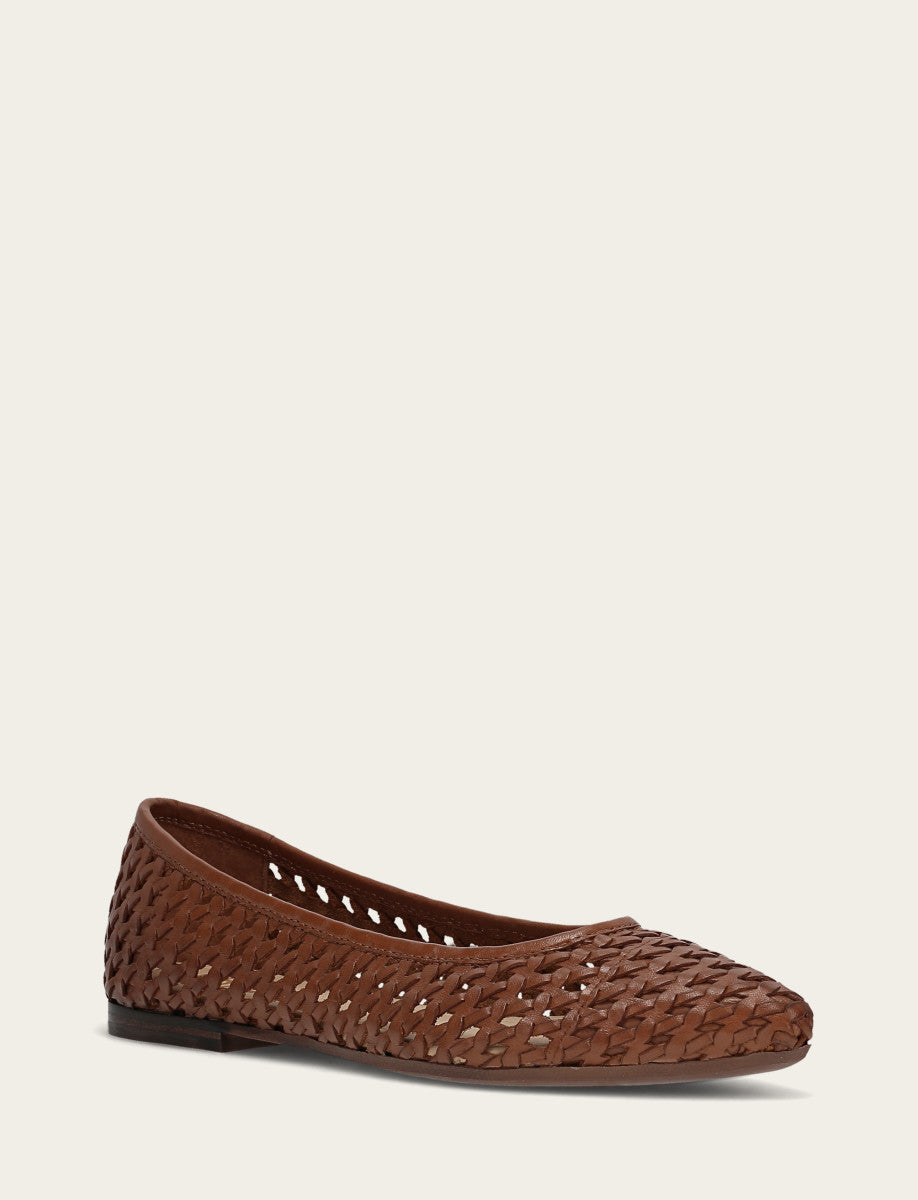 Heather Woven Ballet - Cinnamon - Hero
