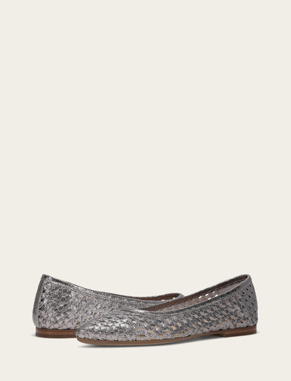 Heather Woven Ballet - Platinum - Pair