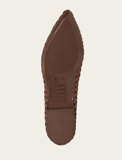 Heather Woven Ballet - Cinnamon - Sole