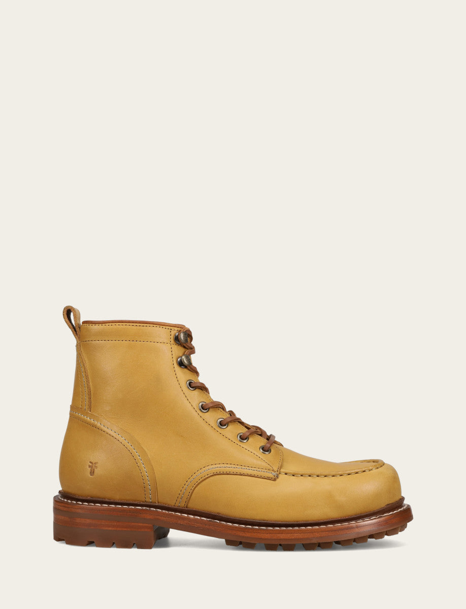 Hudson Workboot Lug - Banana - Outside