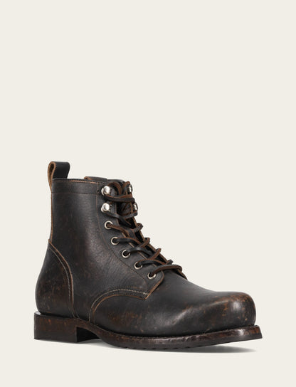 Hudson Workboot Plain Toe - Antique Black - Hero