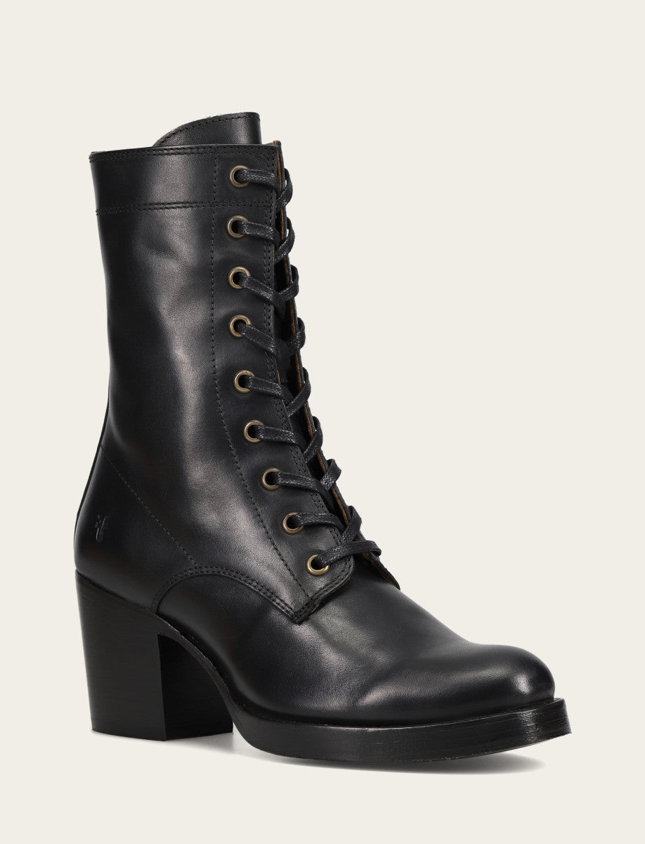 Jean Lace Up - Black - Hero