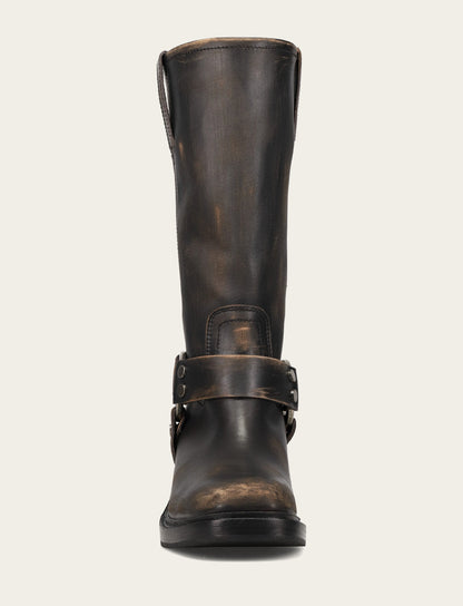 Kate Harness - Distressed Black - Front