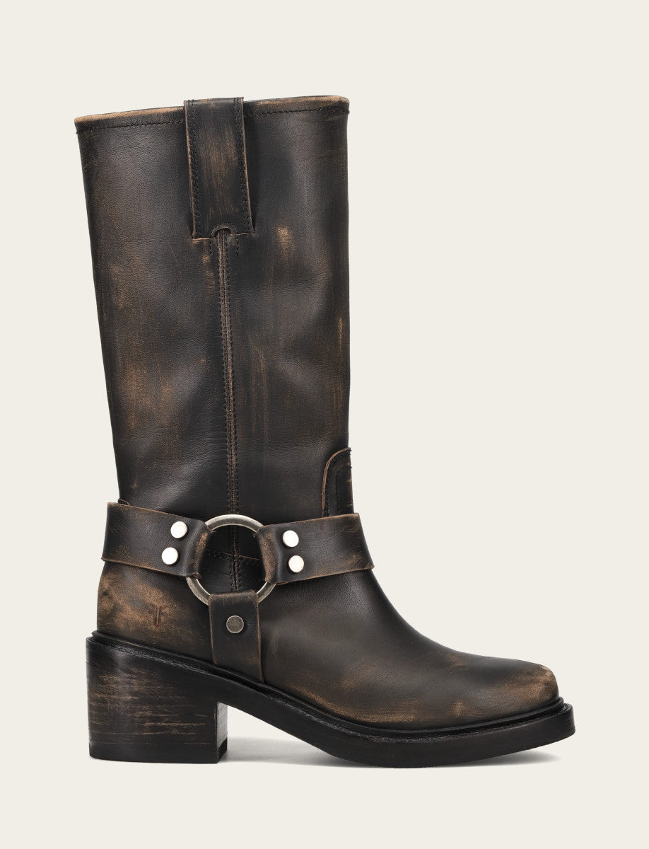 Kate Harness - Distressed Black - Outside