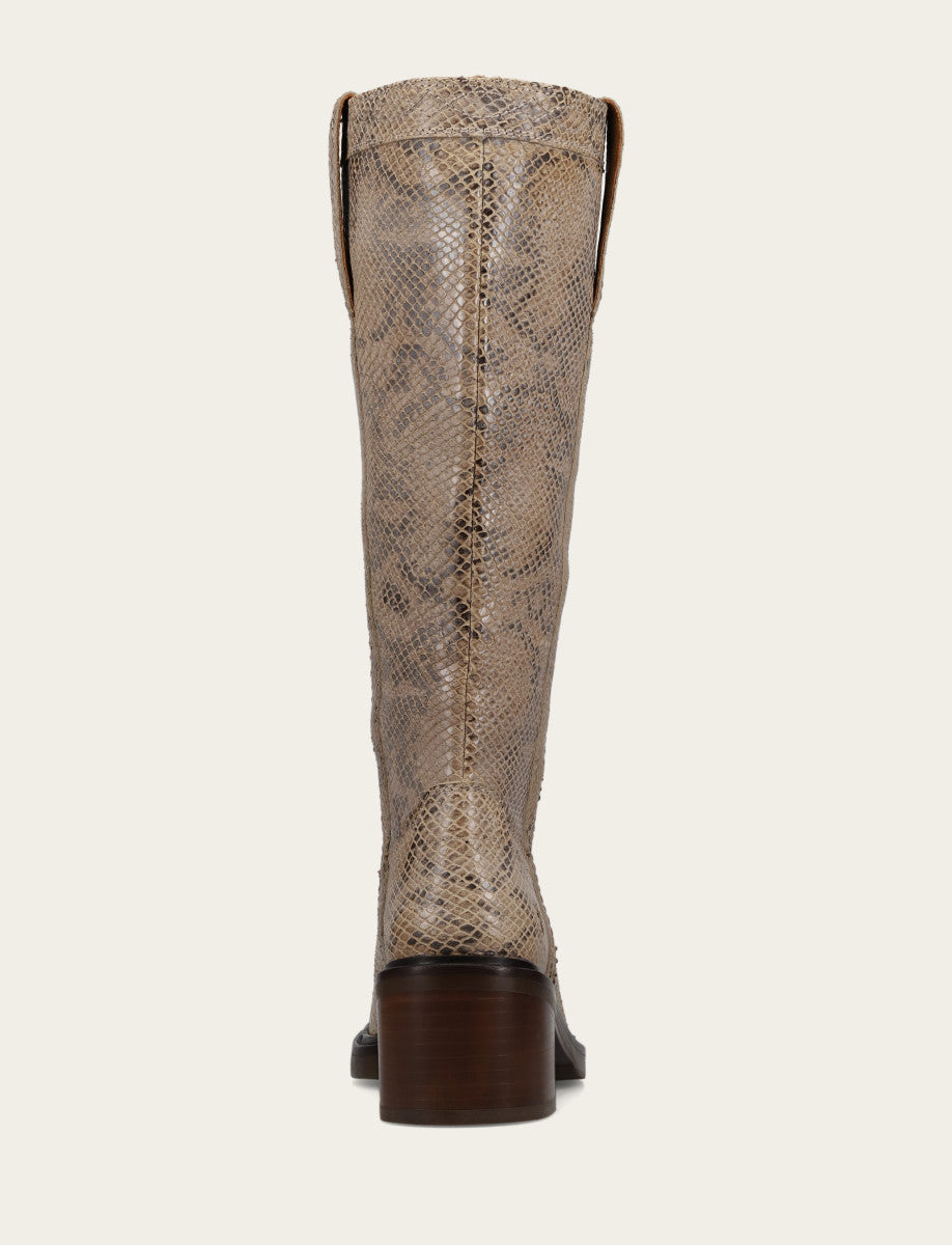 Kate Pull On - Beige Snake - Back