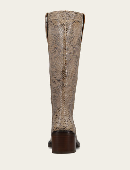 Kate Pull On - Beige Snake - Back