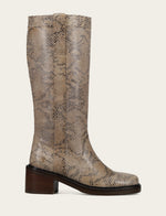 Kate Pull On - Beige Snake - Outside