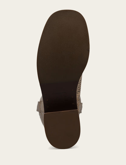 Kate Pull On - Beige Snake - Sole