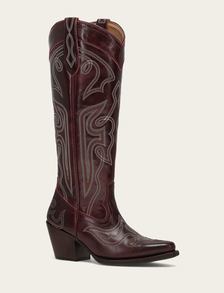 Laila Double F Deco - Bordeaux - Hero